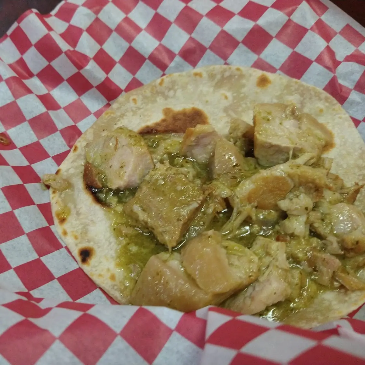 Taco Chicharron De Cerdo