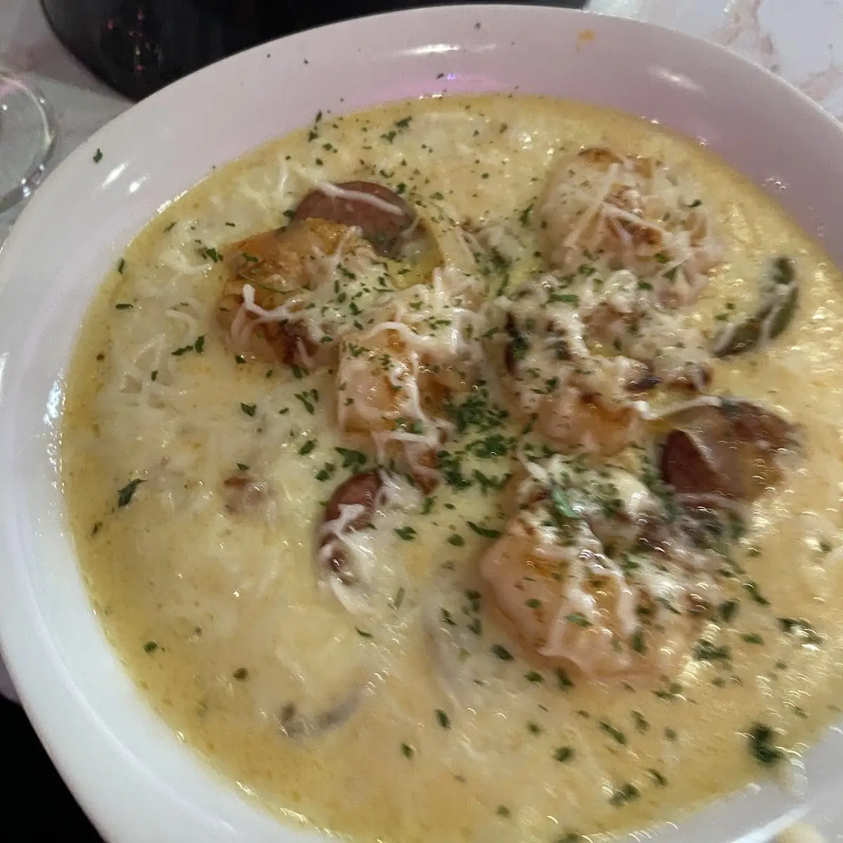 Parmesan Shrimp & Grits