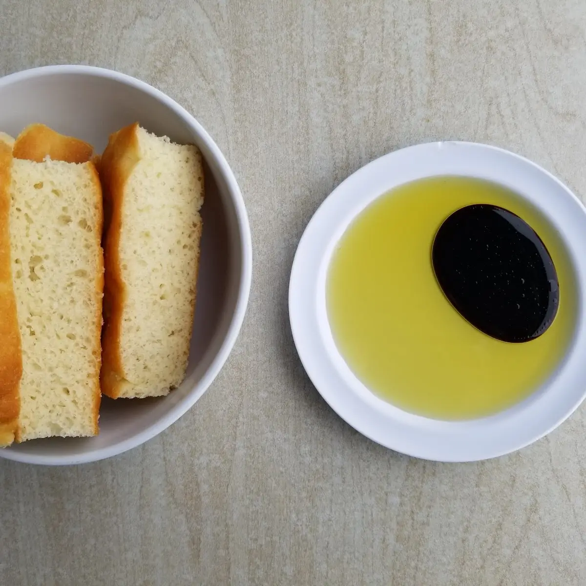 Complimentary Bread with Olive Oil and Balsamic Vinaigrette