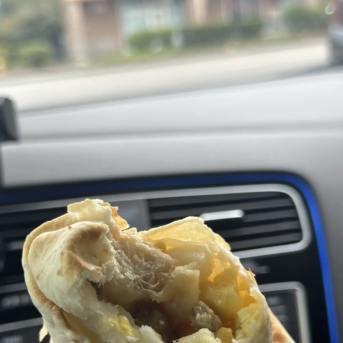 Bacon Sausage & Egg Wrap