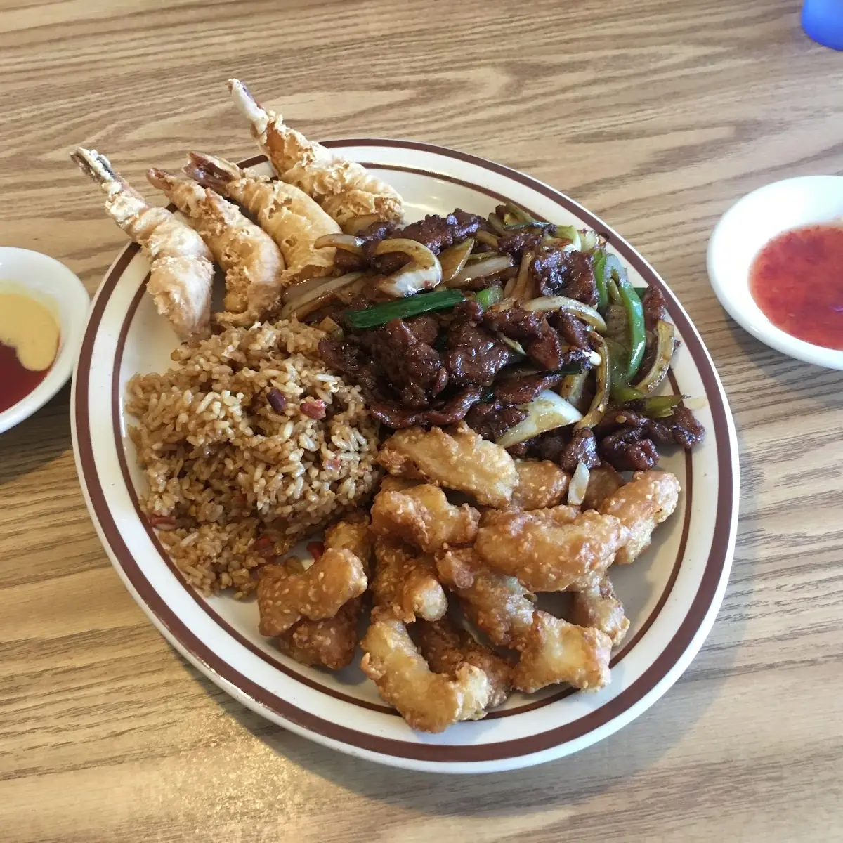 Sesame Chicken & Mongolian Beef
