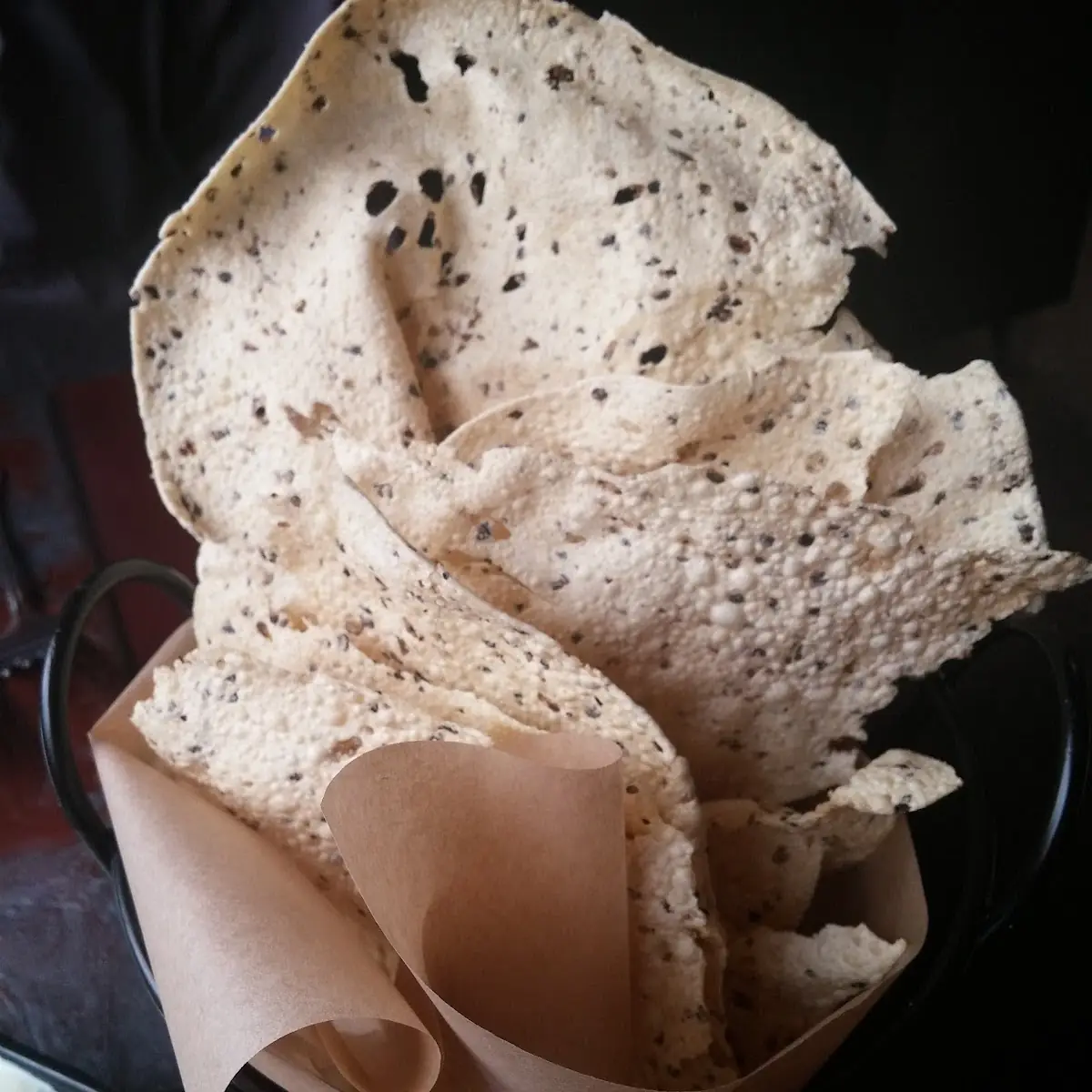 Black Pepper Flat Bread