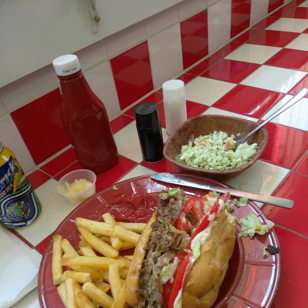 French Fries Side Italian Hoagie