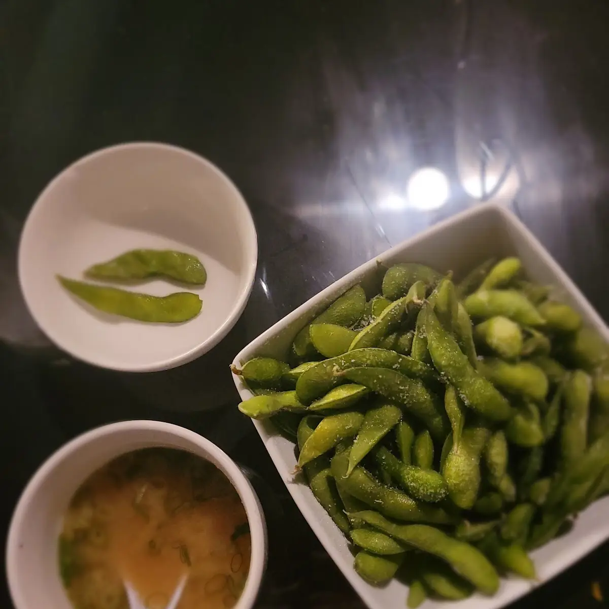 Edamame and Miso Soup