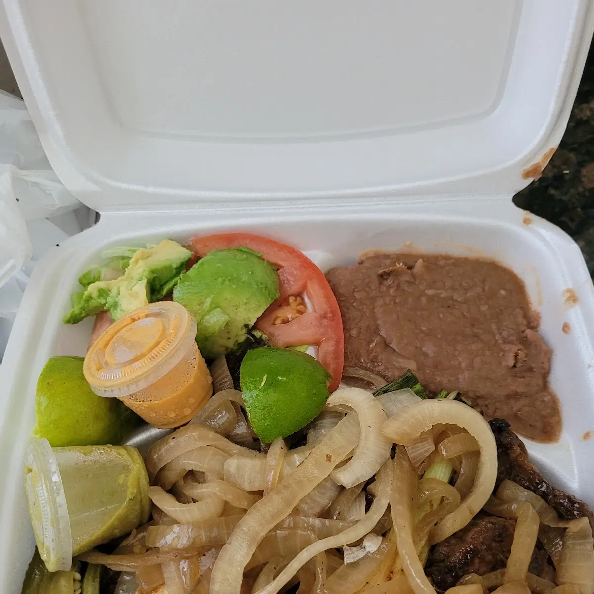 Plato De Carne Asada