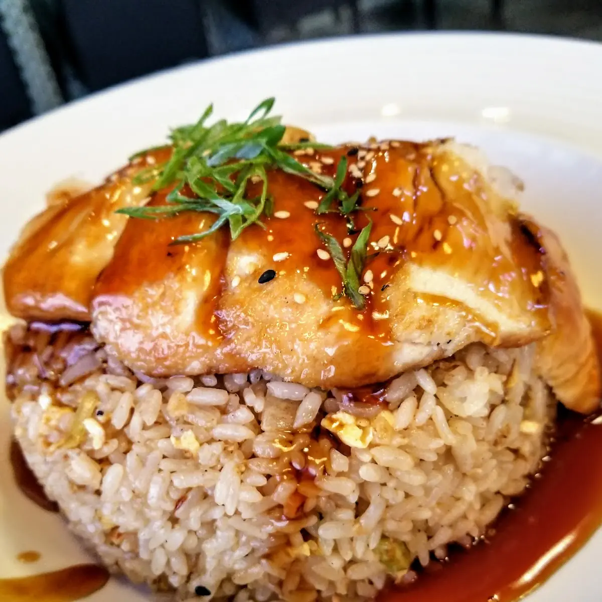 Teriyaki Chicken over Fried Rice
