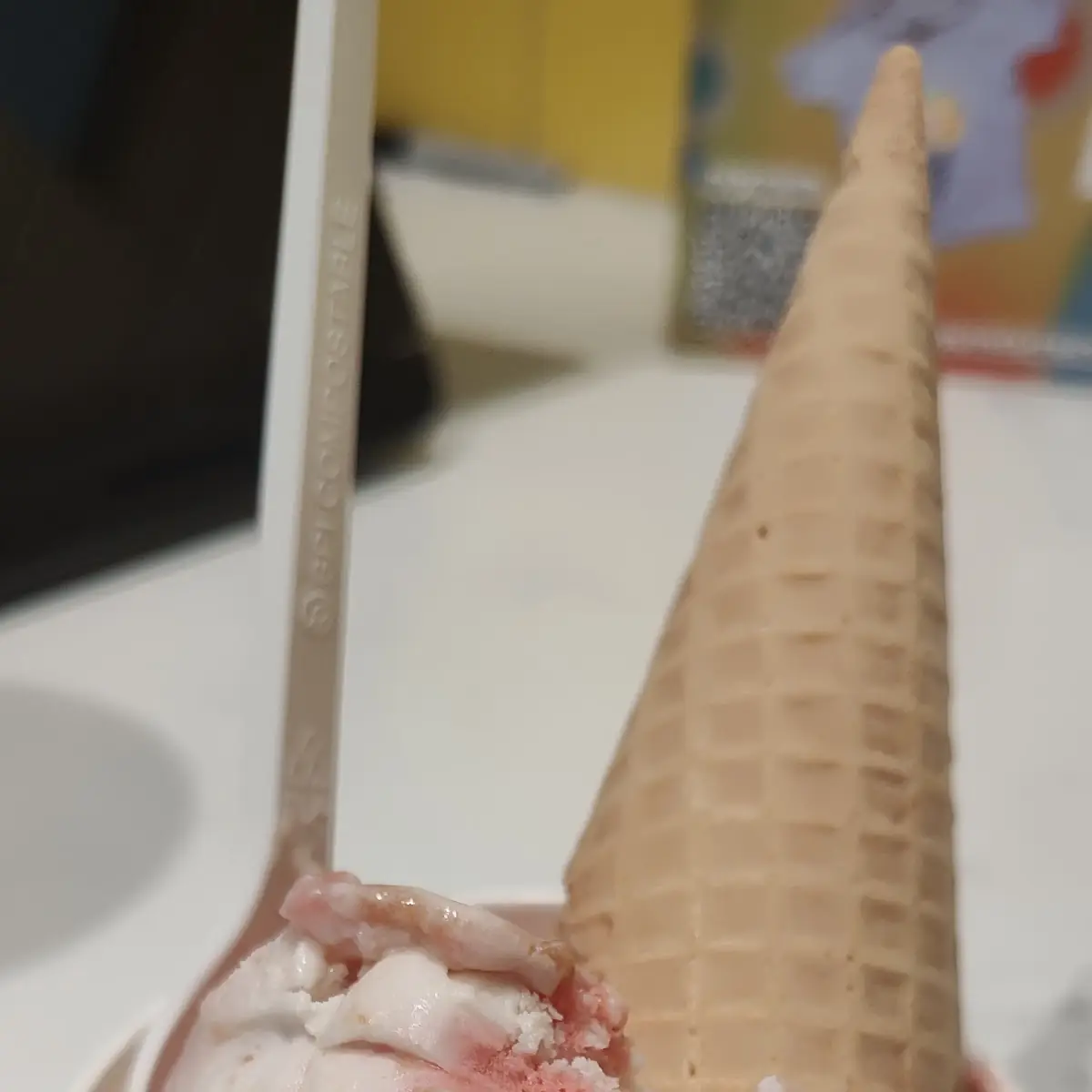 Strawberry Cheesecake Vegan Ice Cream