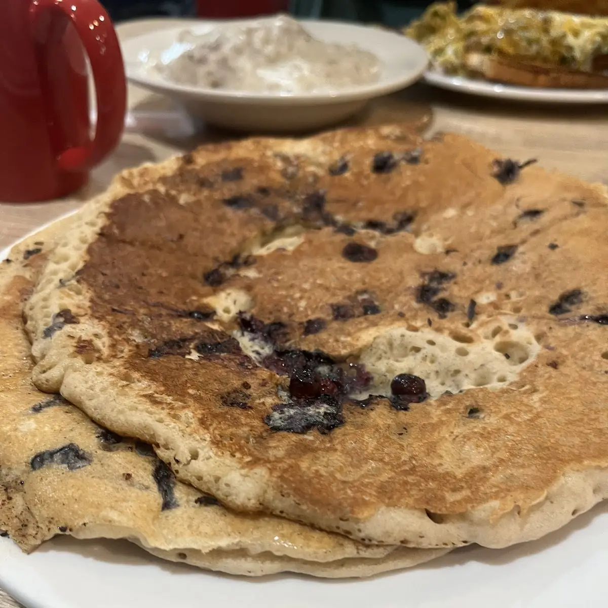 Chocolate Chip Pancakes (3 pcs)