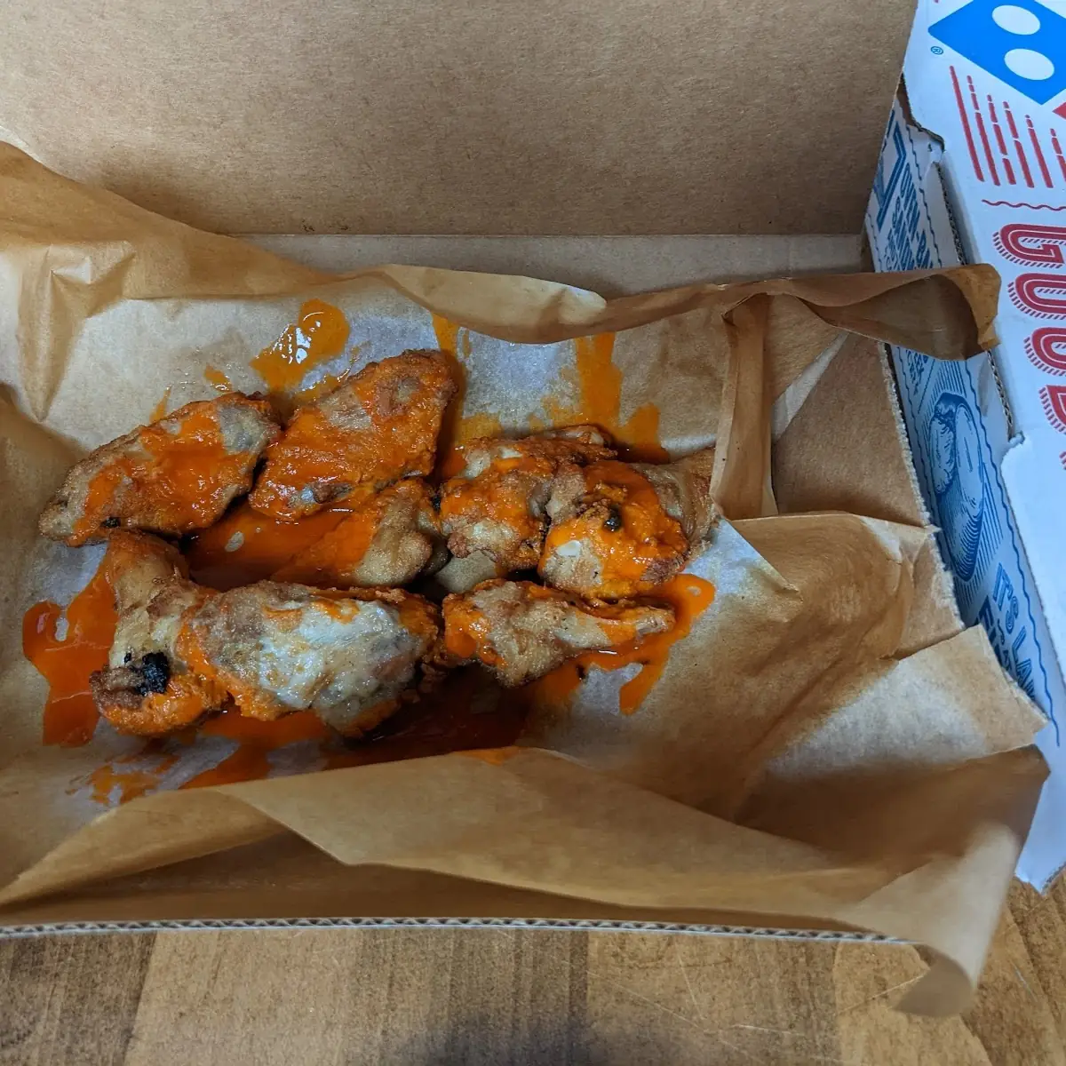 Umm Domino's Version of Hot Wings Never Again