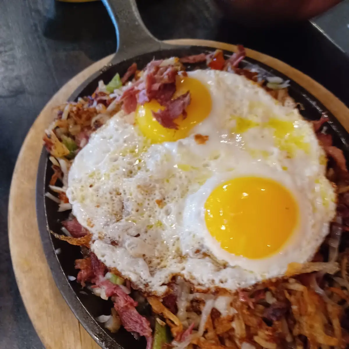 Corned Beef Hash and Hash Browns