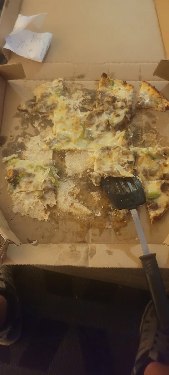 Philly Cheesesteak Pizza Thin Crust