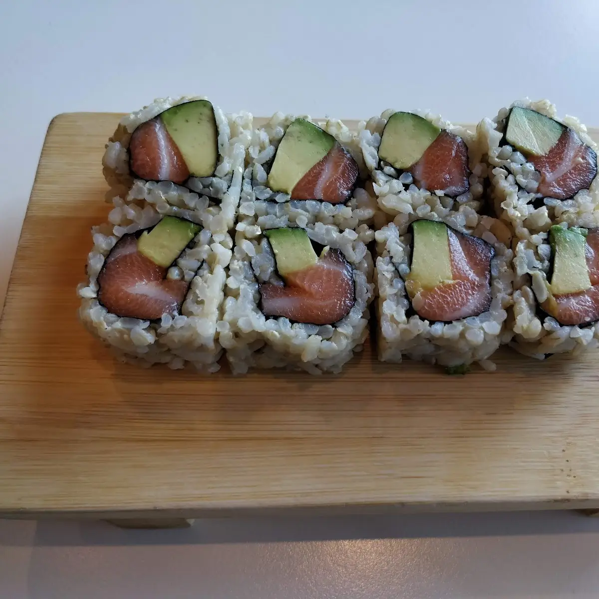 Brown Rice Salmon Avocado Roll