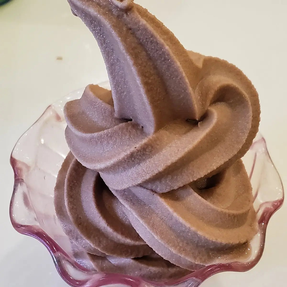 Chocolate Soft Serve Ice Cream