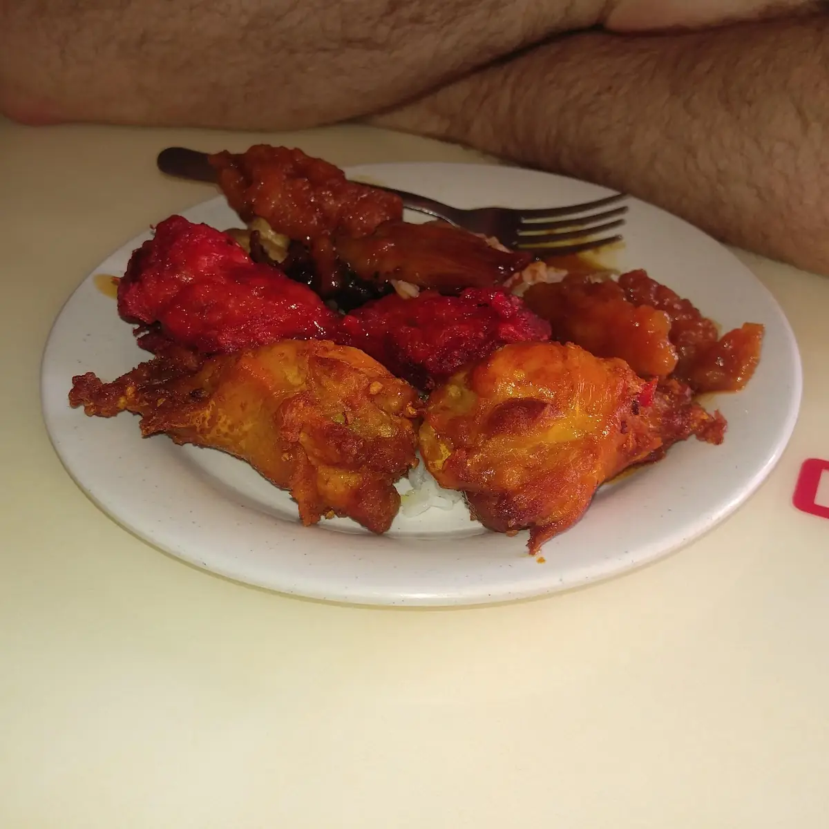 Teriyaki Chicken and Fried Chicken Wings