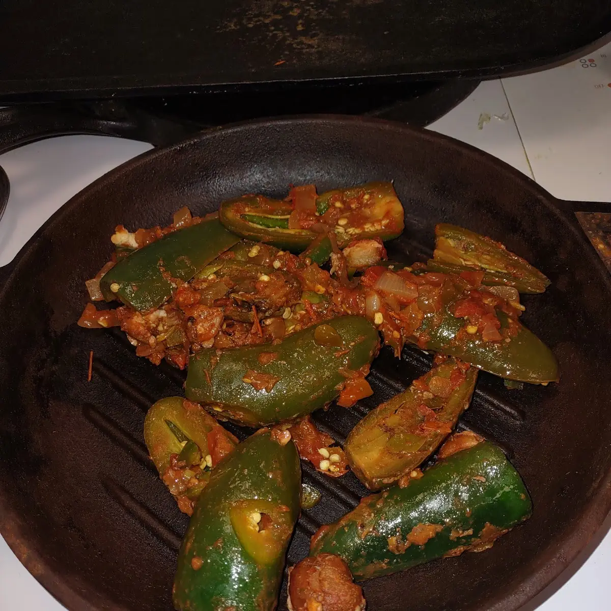Grilled Jalapenos for Fresh Made Salsa by Tomas