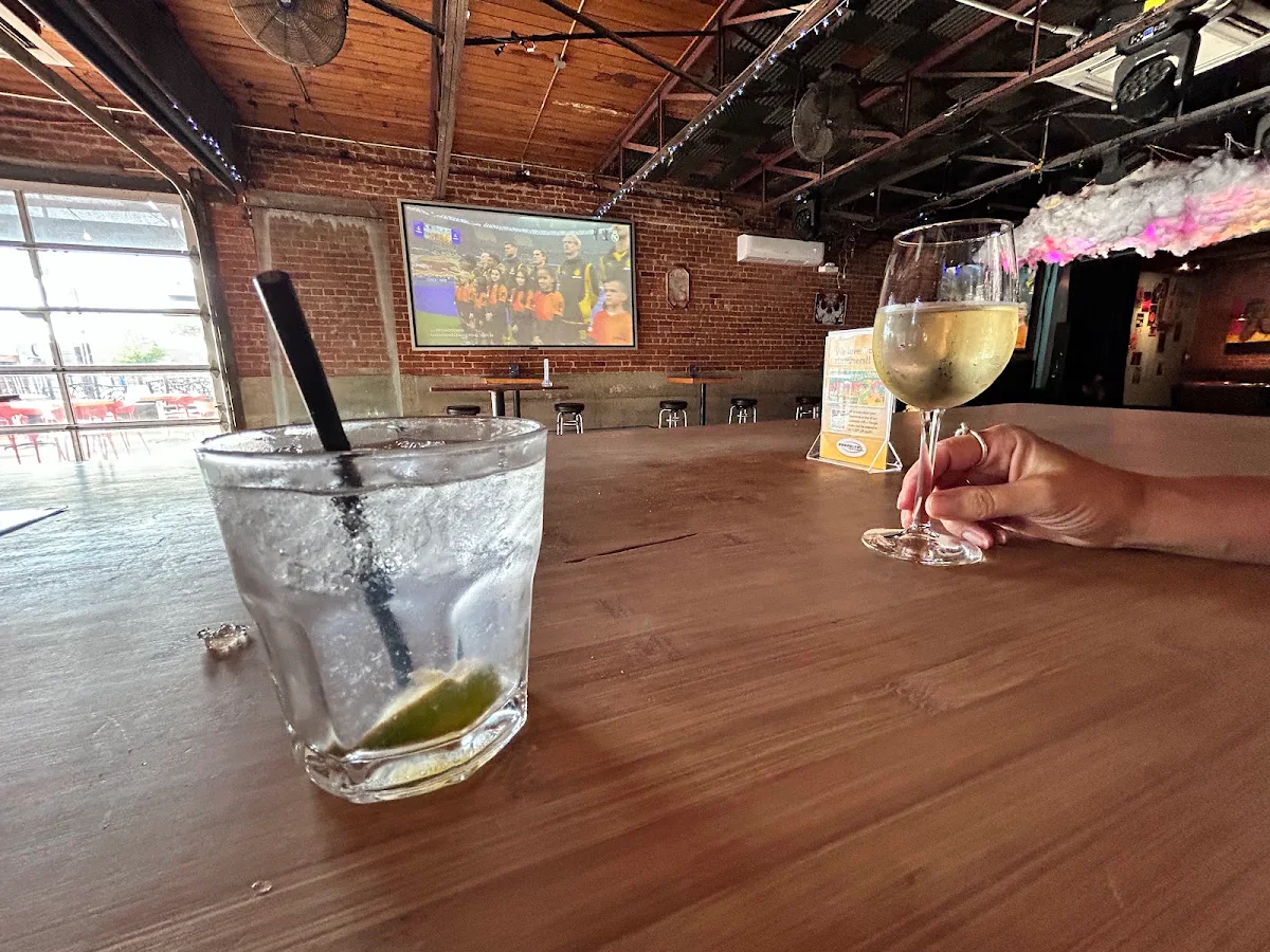 Gin and Tonic and White Wine by the Glass