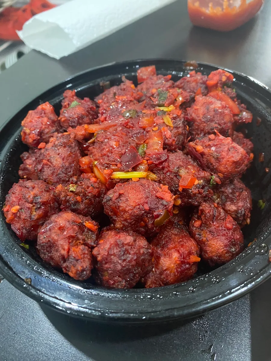 Veg Manchurian Fried Rice, Hakkalicious