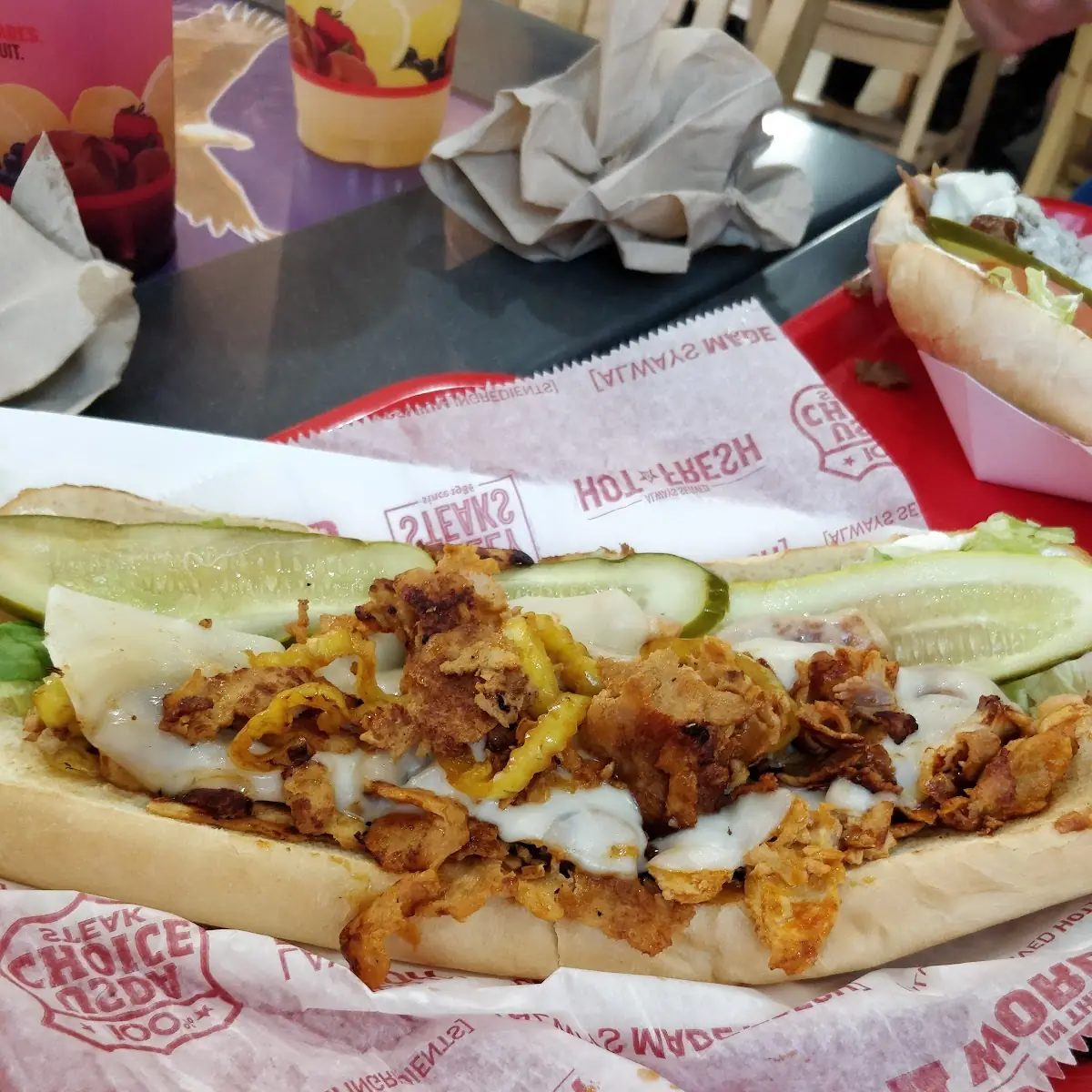 Buffalo Chicken Cheesesteak