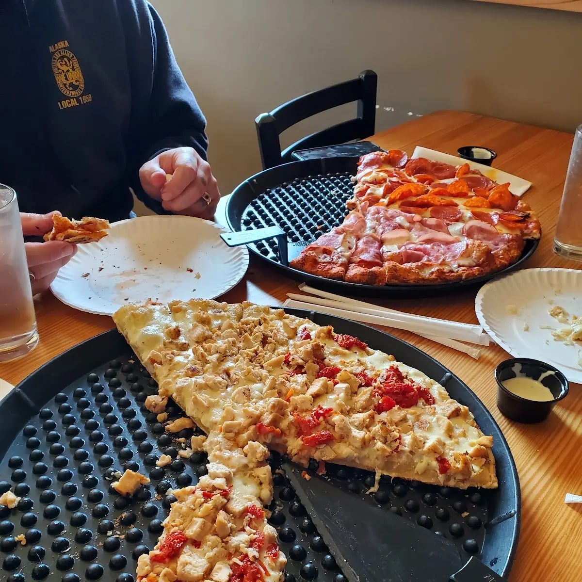 Garlic Chicken Pizza