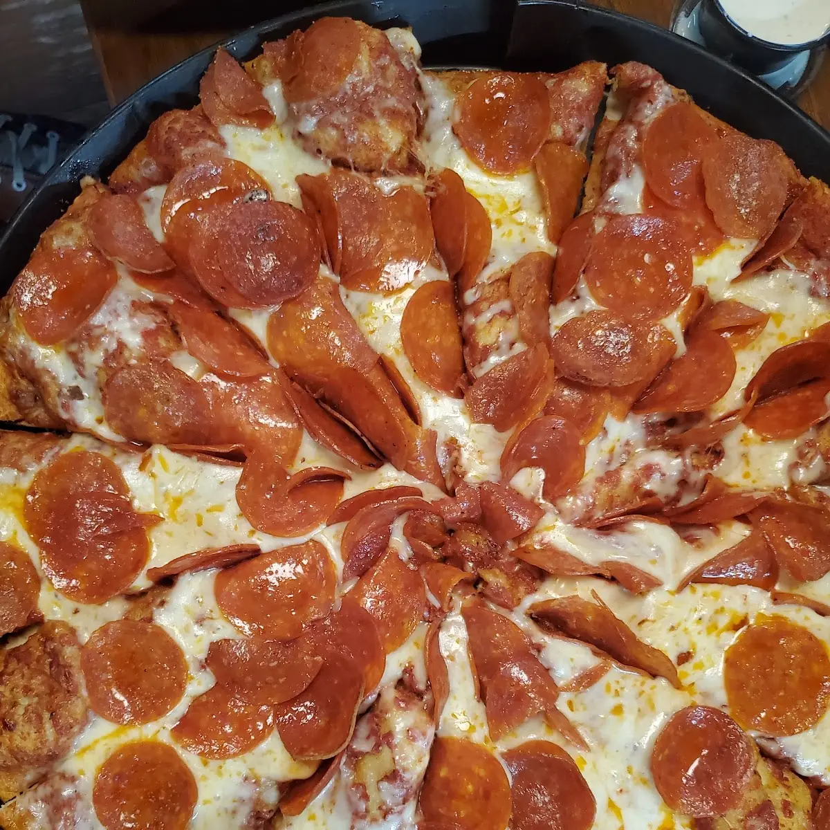 Pepperoni Pizza on a Plate