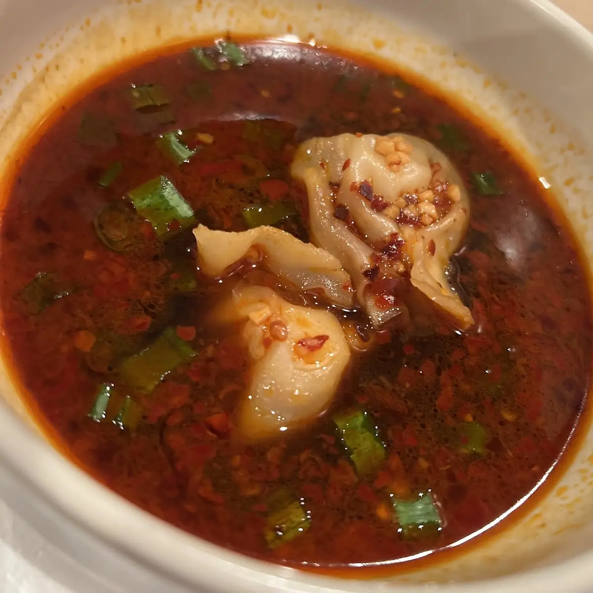Spicy Wonton Soup