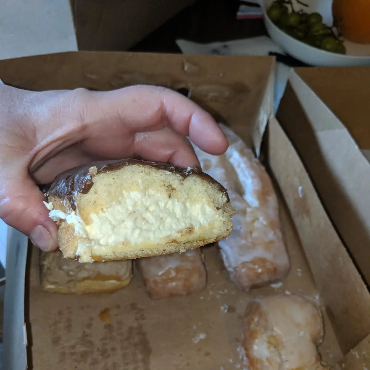 Boston Cream Long John