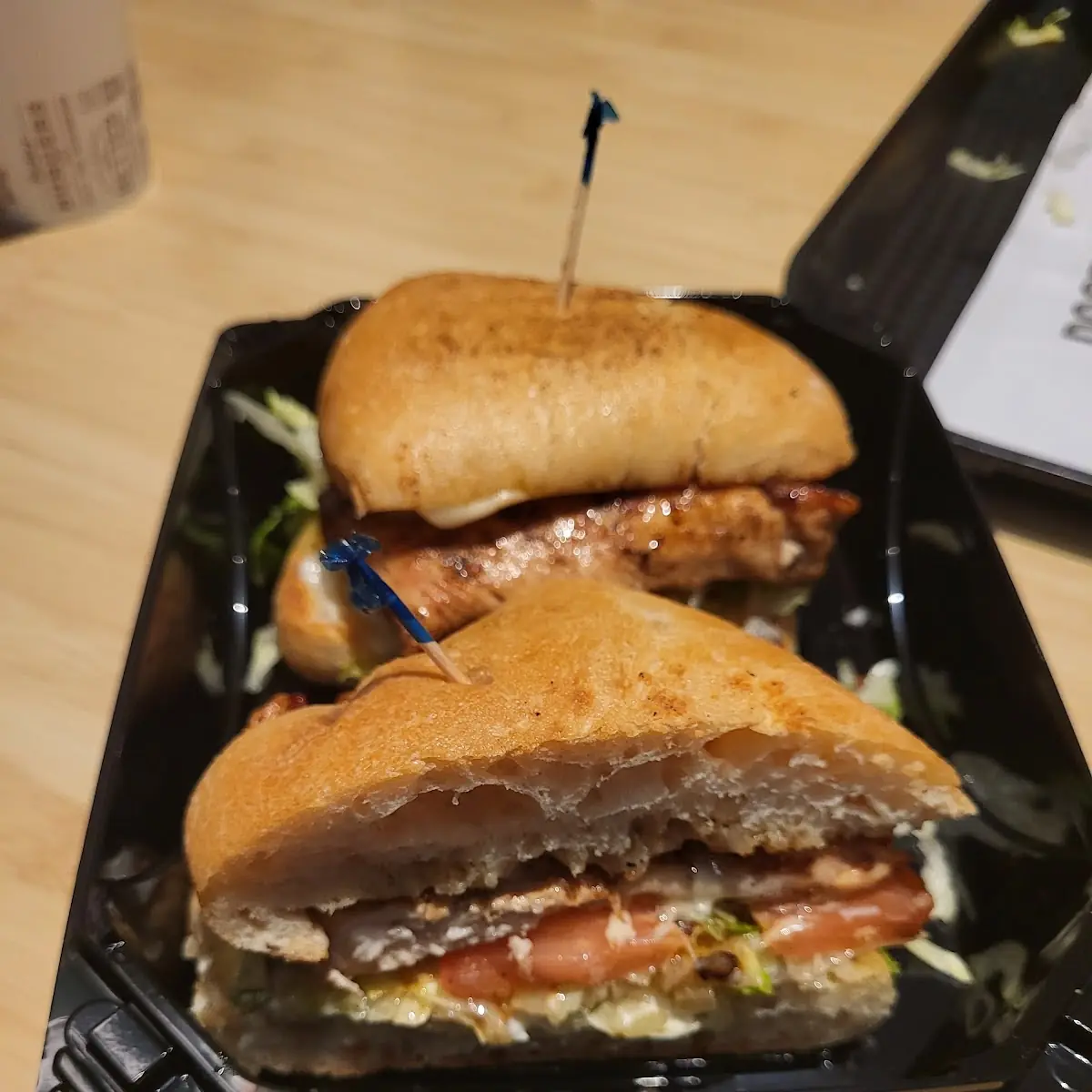Grilled Chicken Burger with Teriyaki