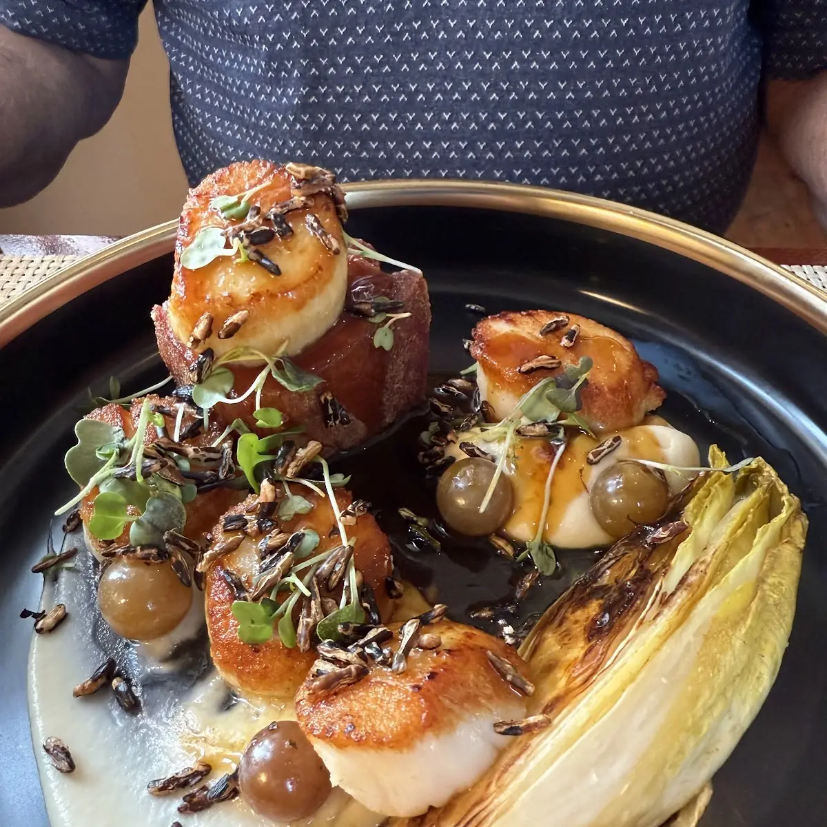Pan Seared Day Boat Sea Scallops