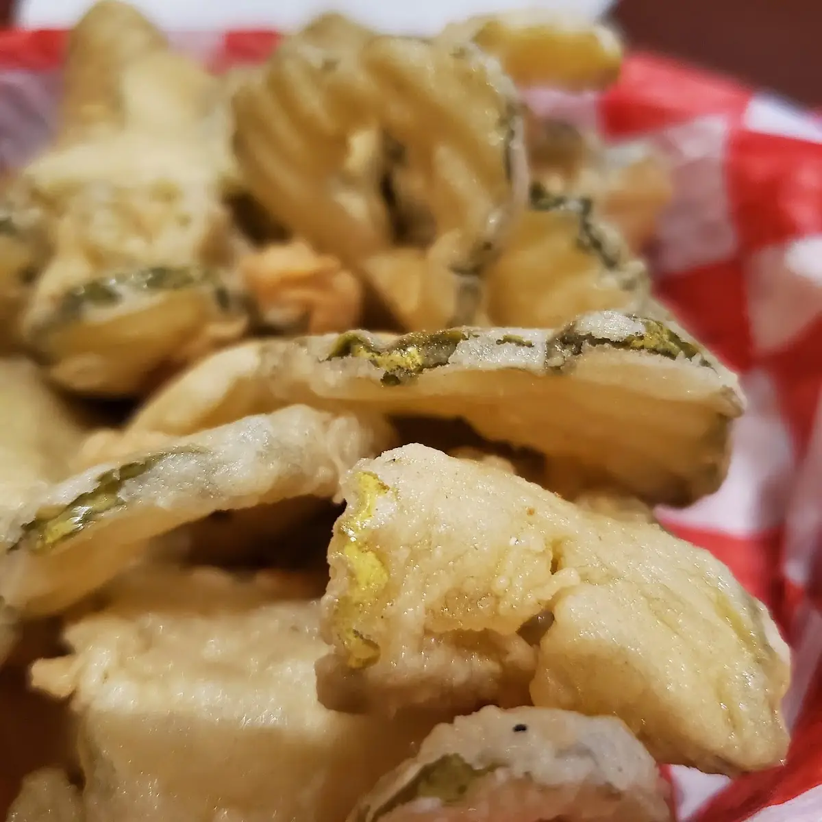 Fried Pickles and Onion Rings