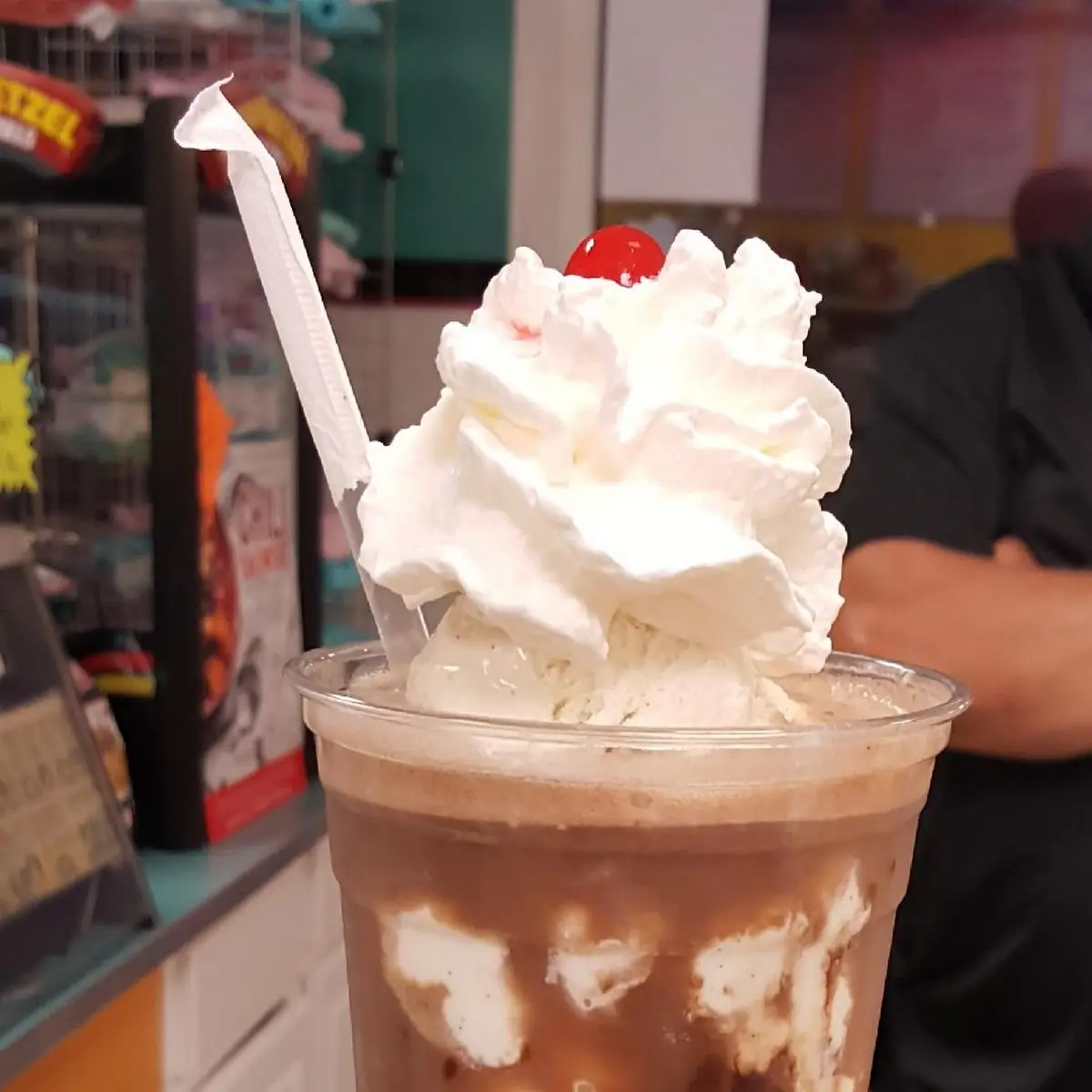 Soft Serve Ice Cream Float