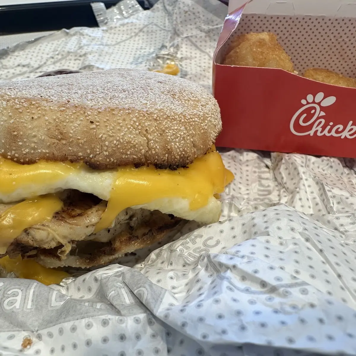 Egg White Grill with Hash Browns