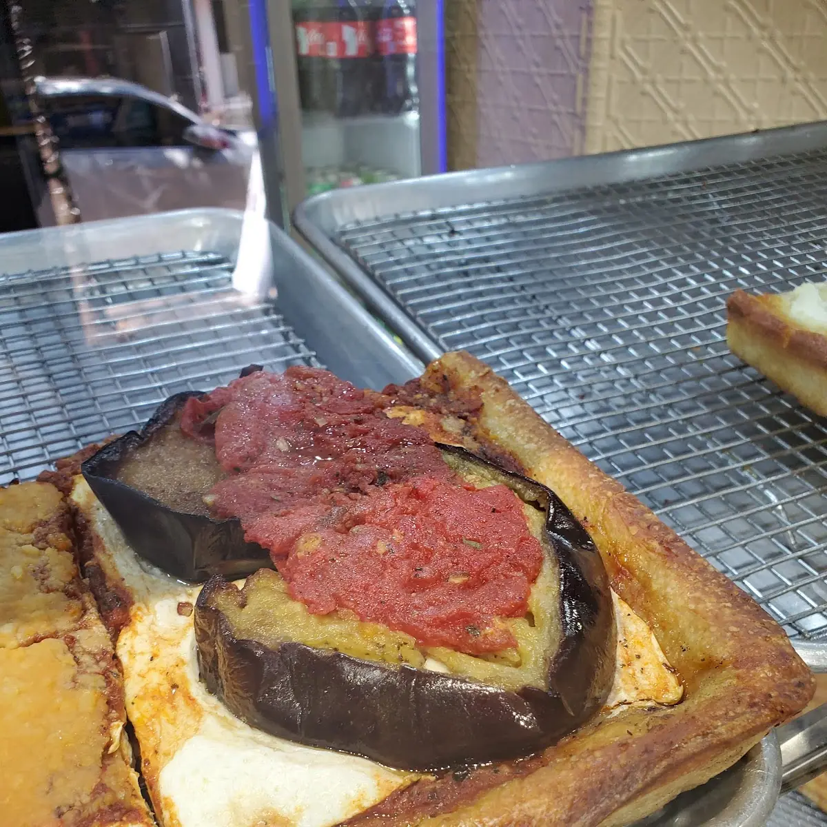 Eggplant Pizza Slice