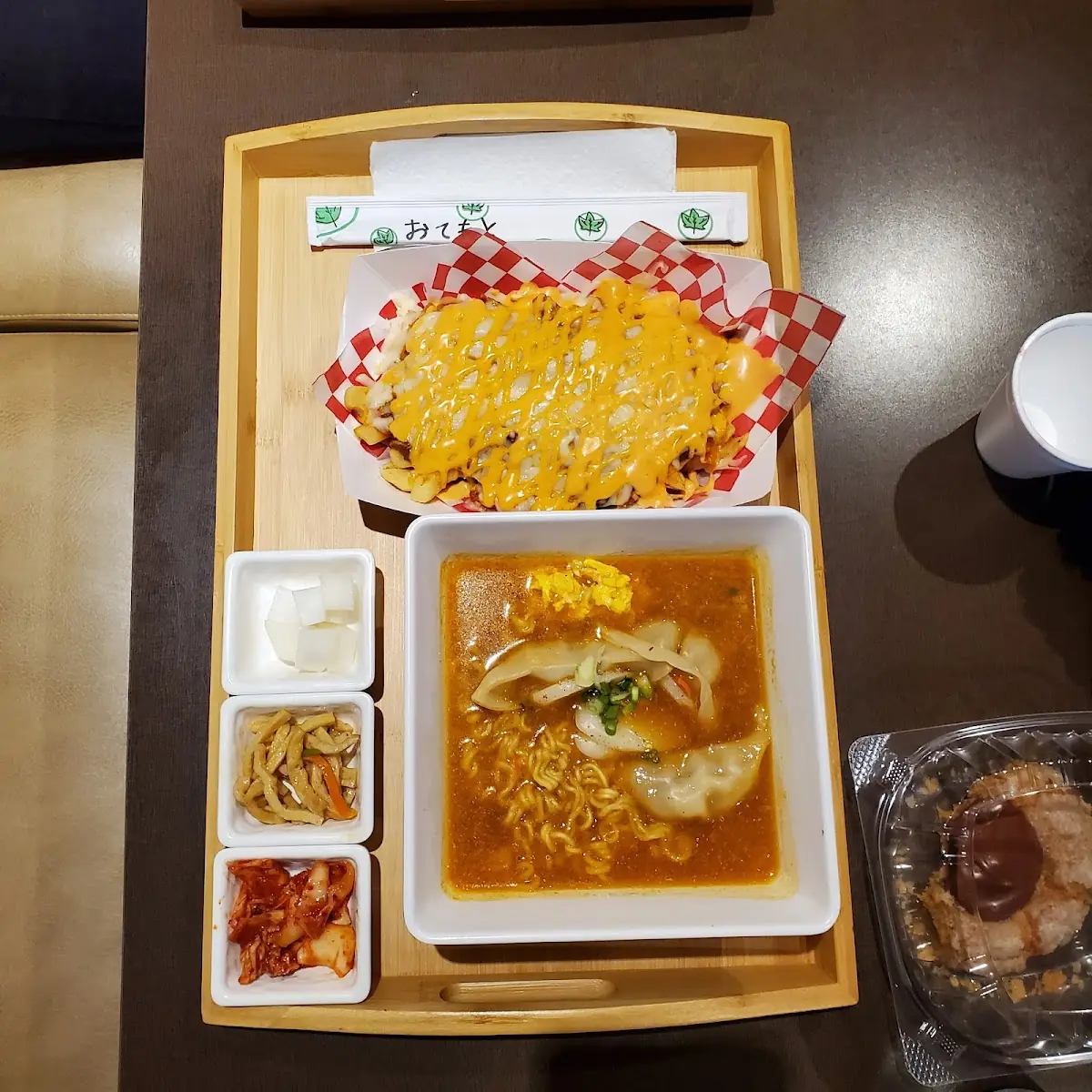 Kimchi Fries with Spicy Ramen and Dumplings, Seoul 2 Soul