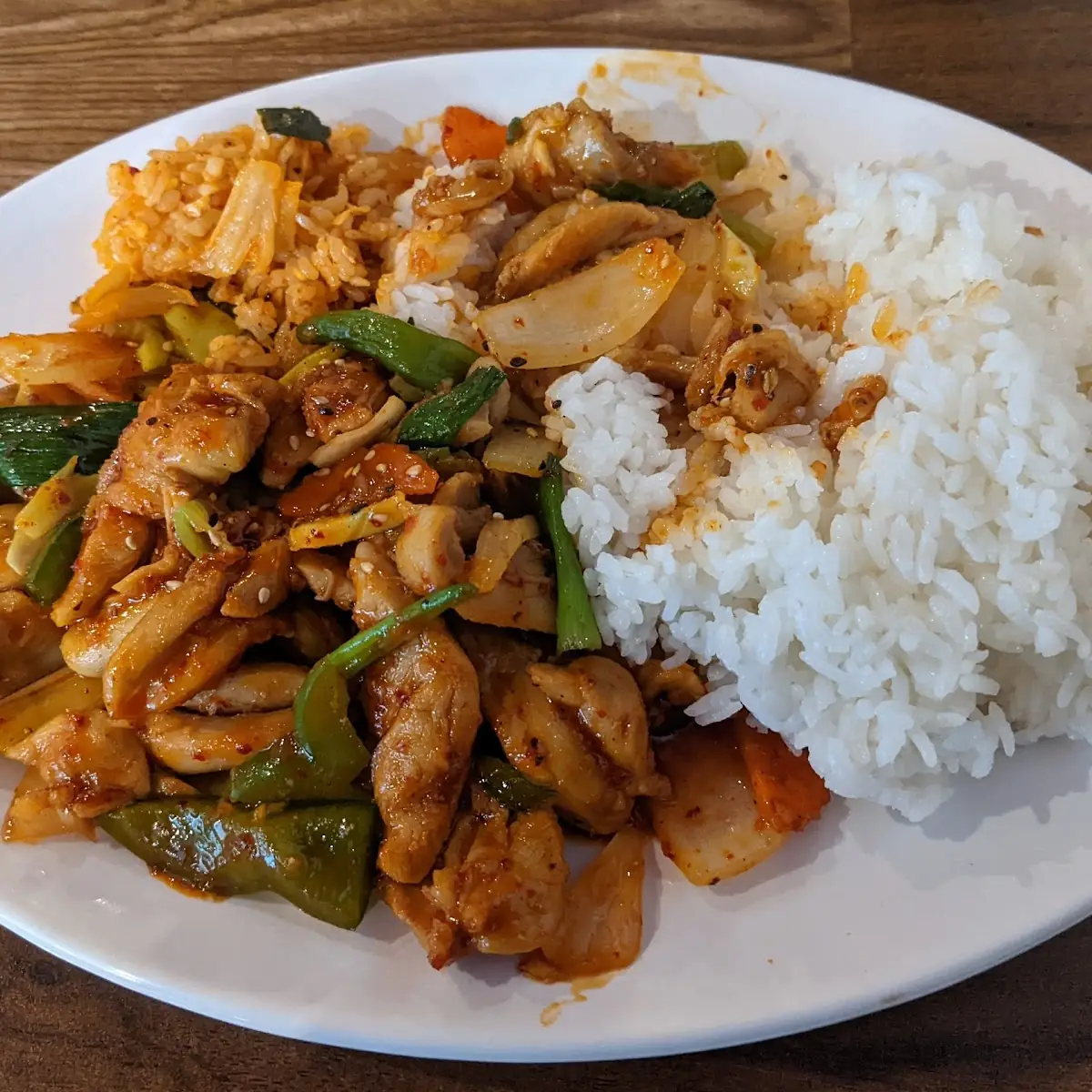 Moewoon Chicken Dupbap Chicken with Spicy Sauce Served on Rice, Seoul 2 Soul