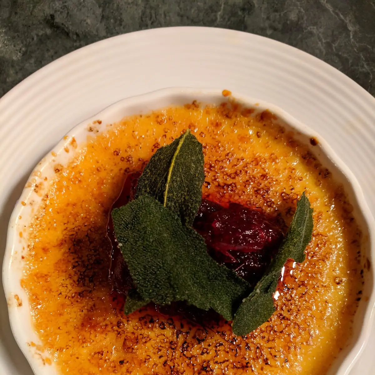 Egg Nog Creme Brulee