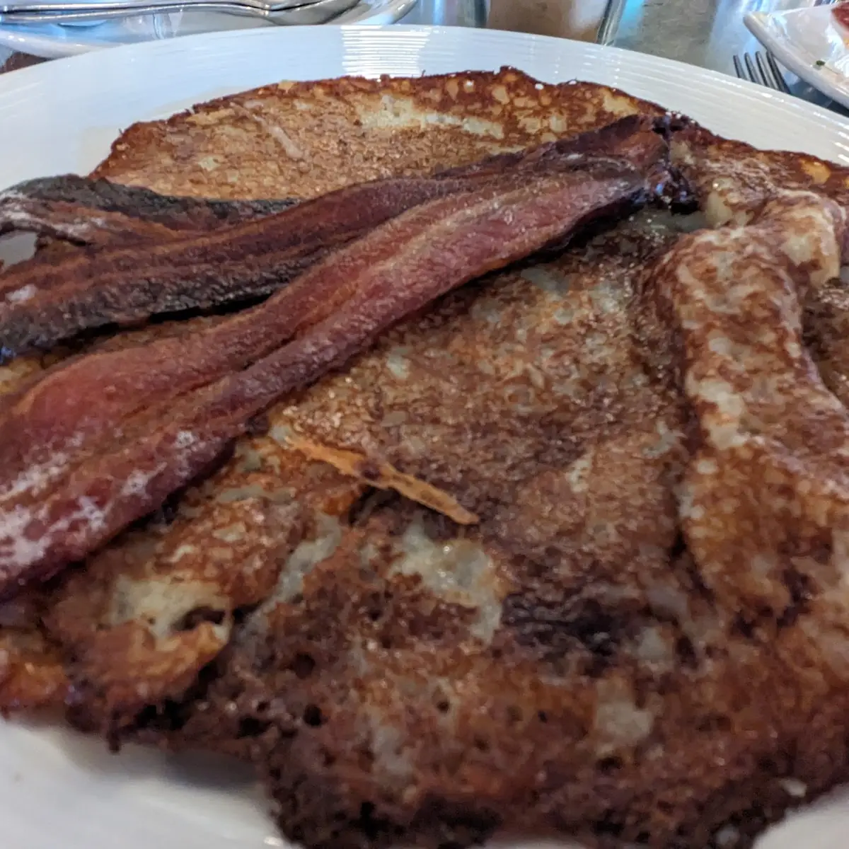 Potato Pancakes Maple Bacon