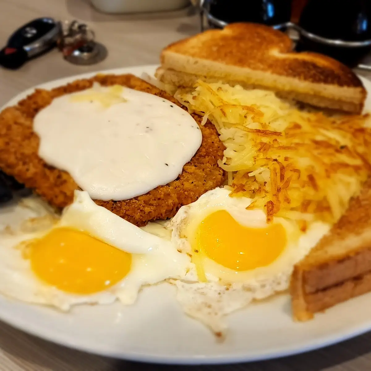 Country Fried Steak & Eggs