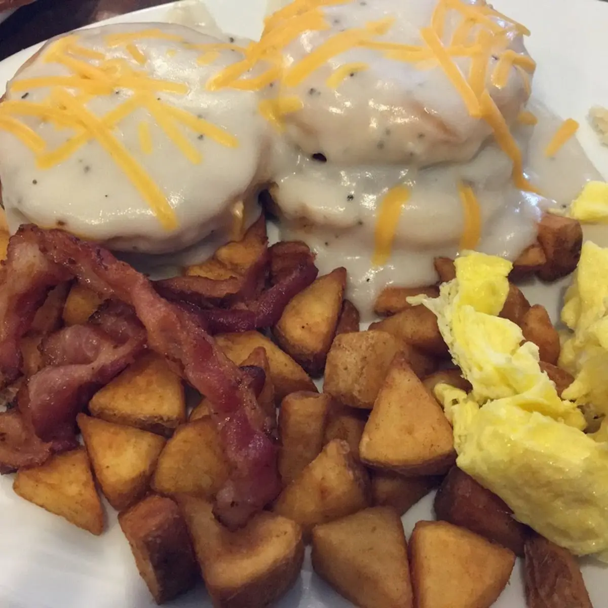 Country Sausage Biscuit Breakfast