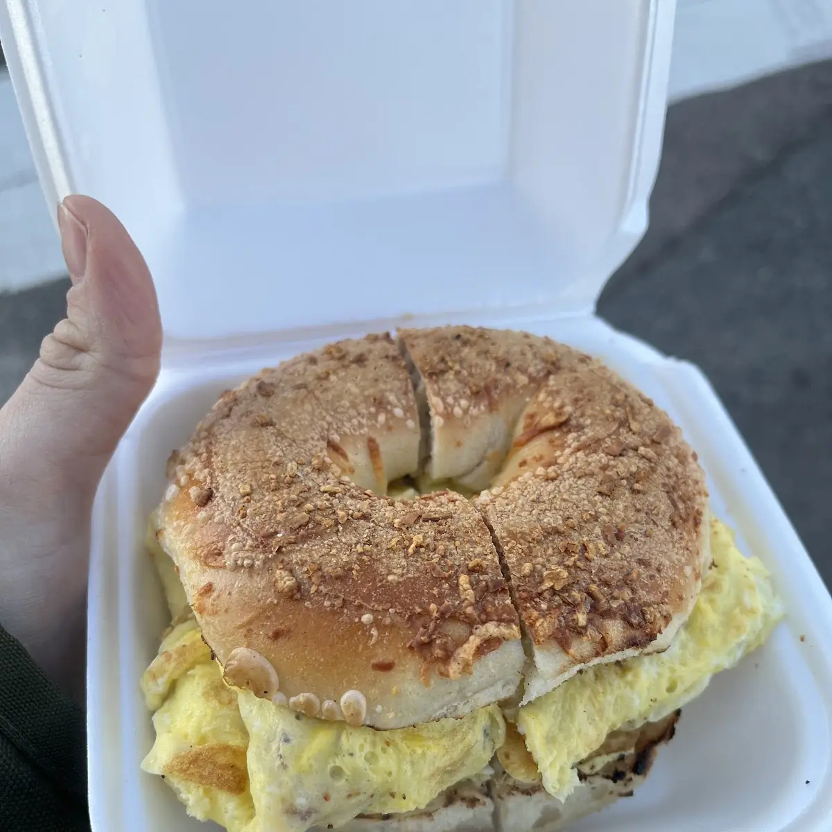 Bacon Egg Cheese Breakfast Sandwich