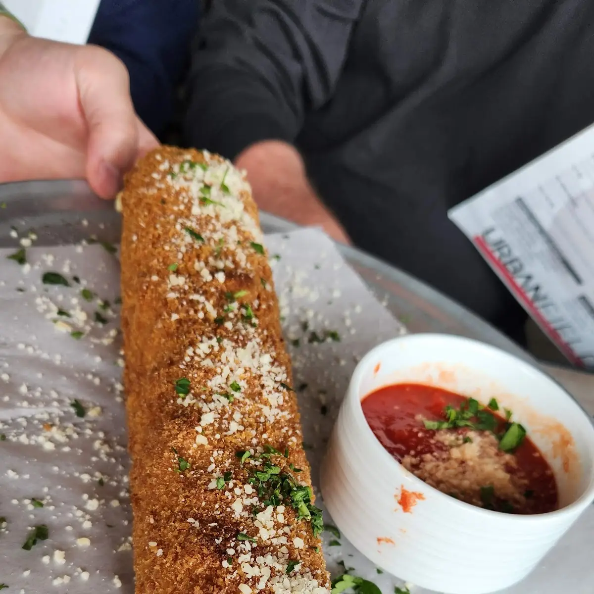 Giant Mozzarella Cheese Stick
