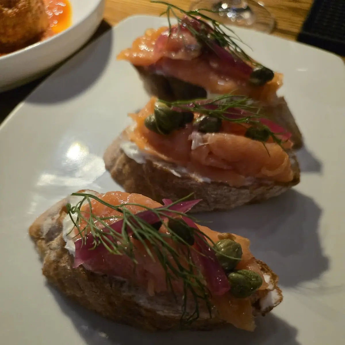 Smoked Salmon Crostini