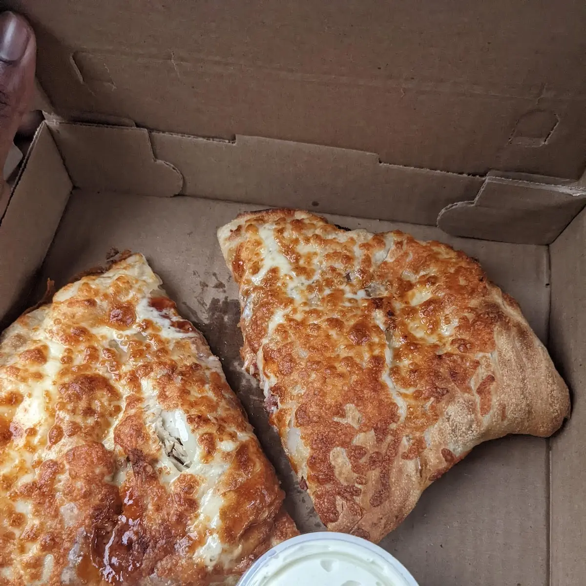 BBQ Chicken Calzone