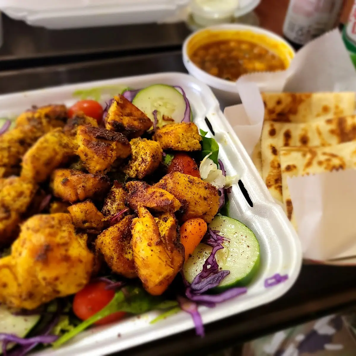 Chicken Kabob Salad