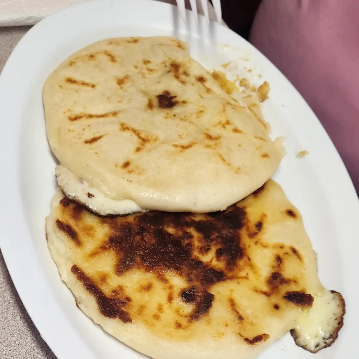 Pupusa Mixta & Pupusa Loroco