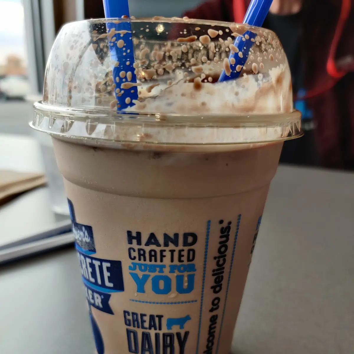 Chocolate Shake Made with Vanilla