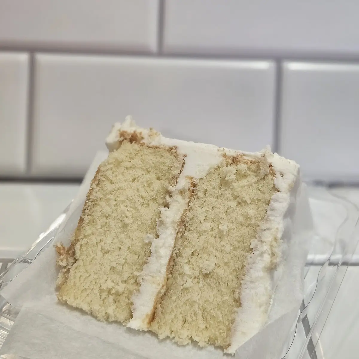 Buttercream Cake Slice