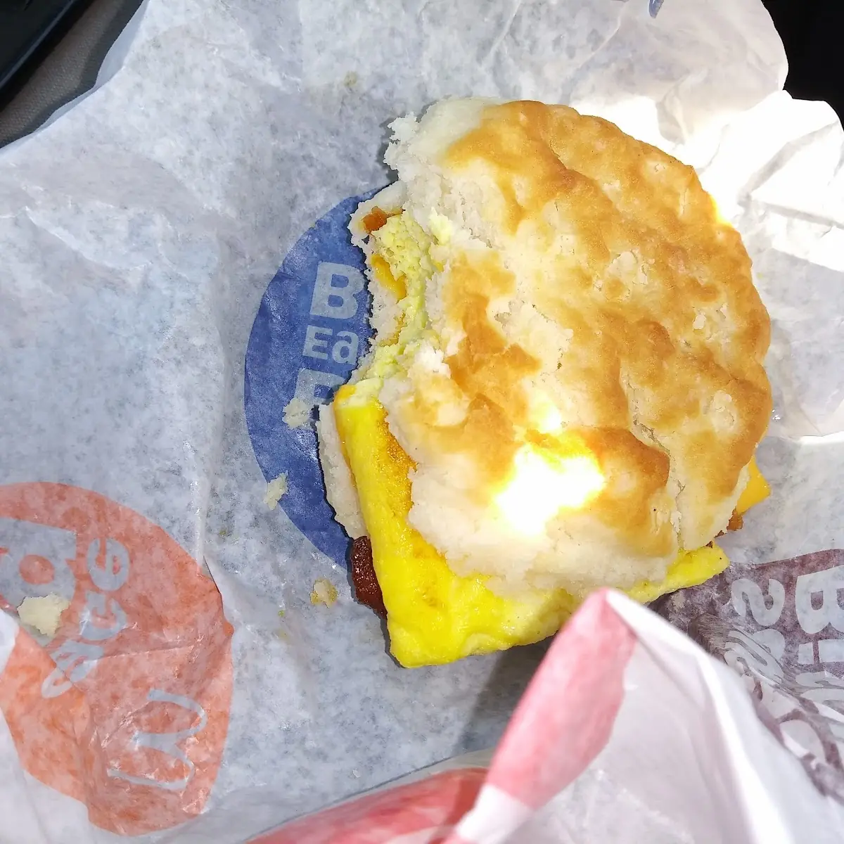 Sausage Egg and Cheese Biscuit