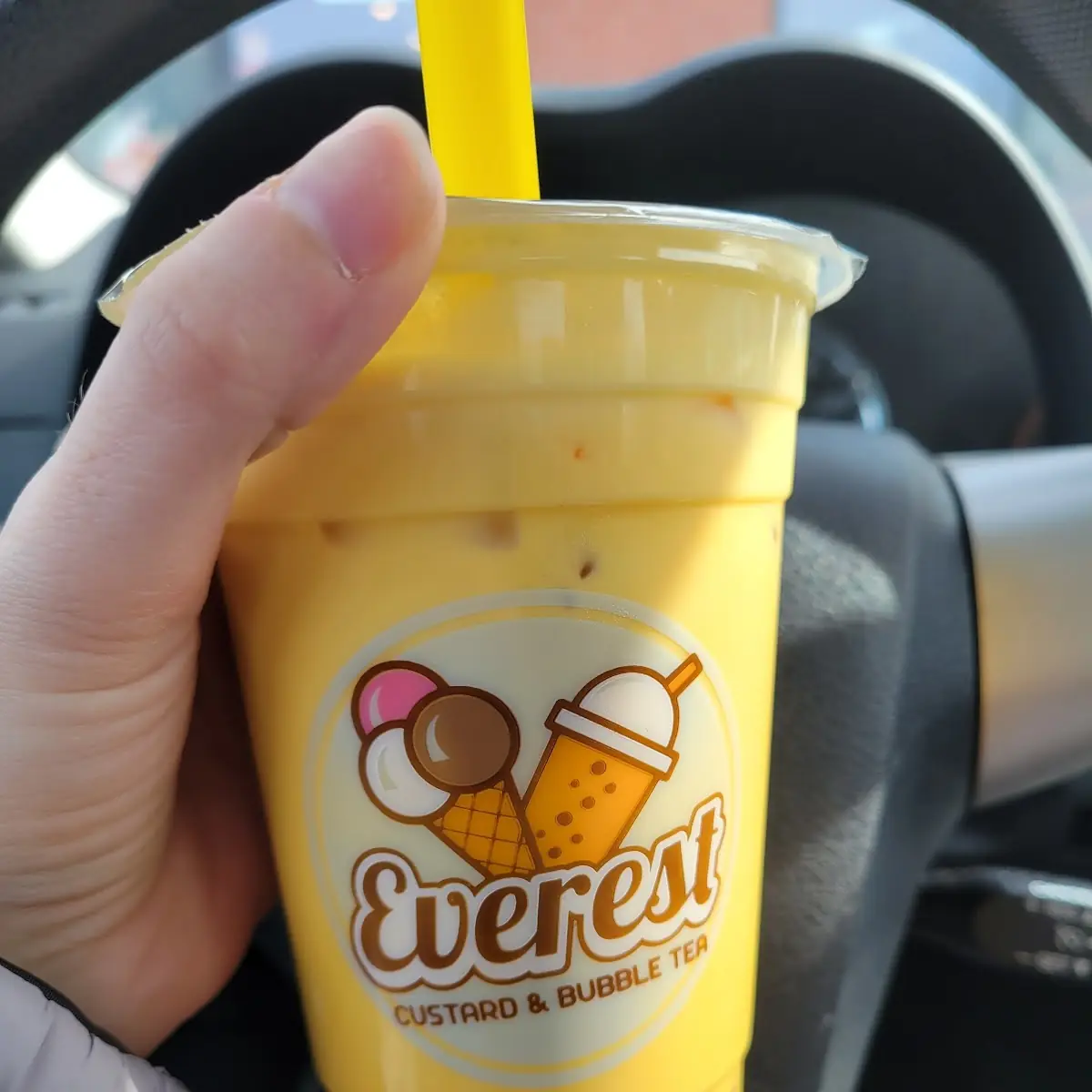 Mango Bubble Milk Tea