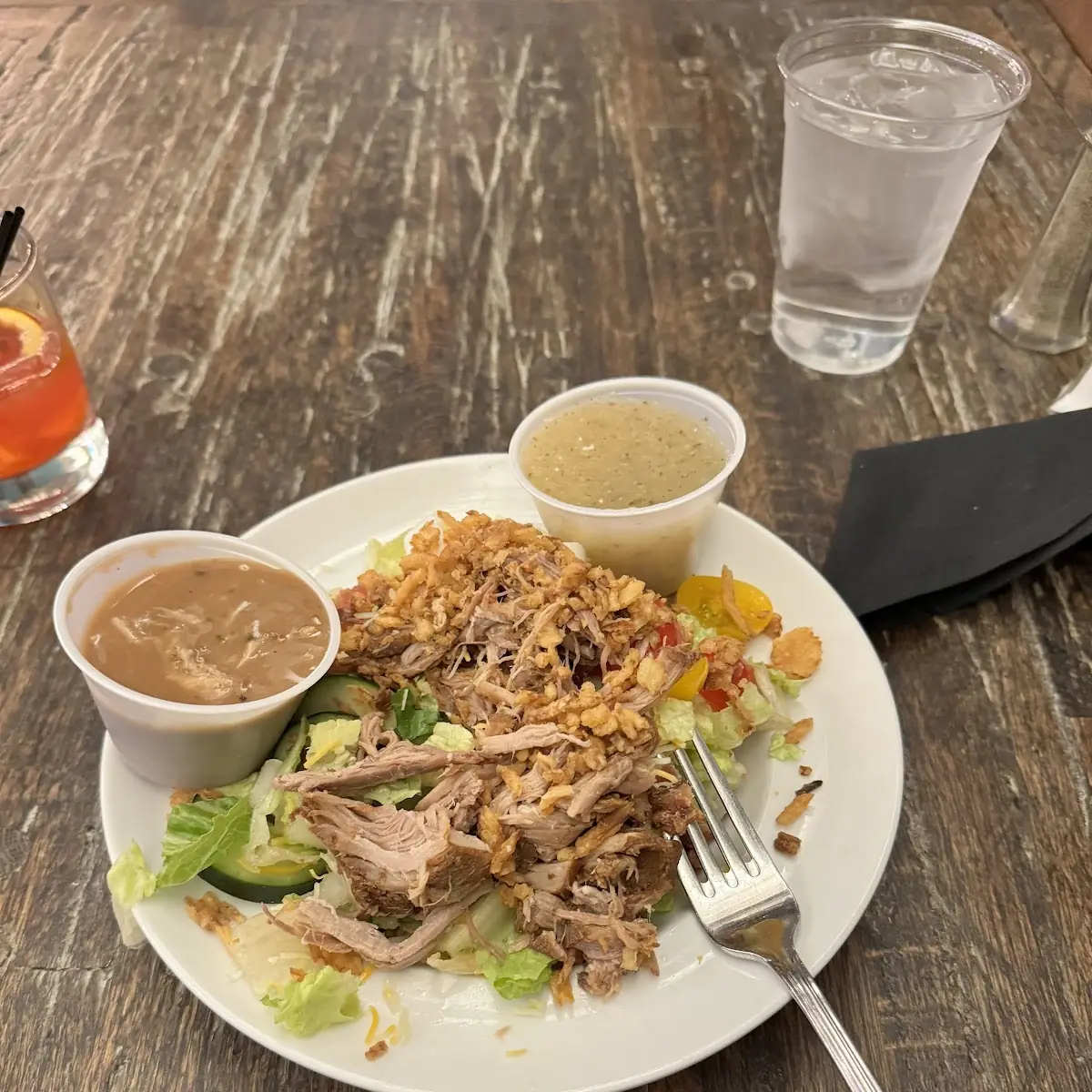 Salad with Shredded Pork