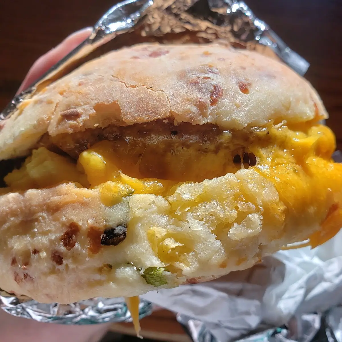 Sausage Egg and Cheese Biscuit